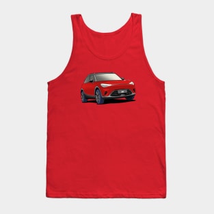 Red Smart Car 'Hashtag One' #1 Tank Top